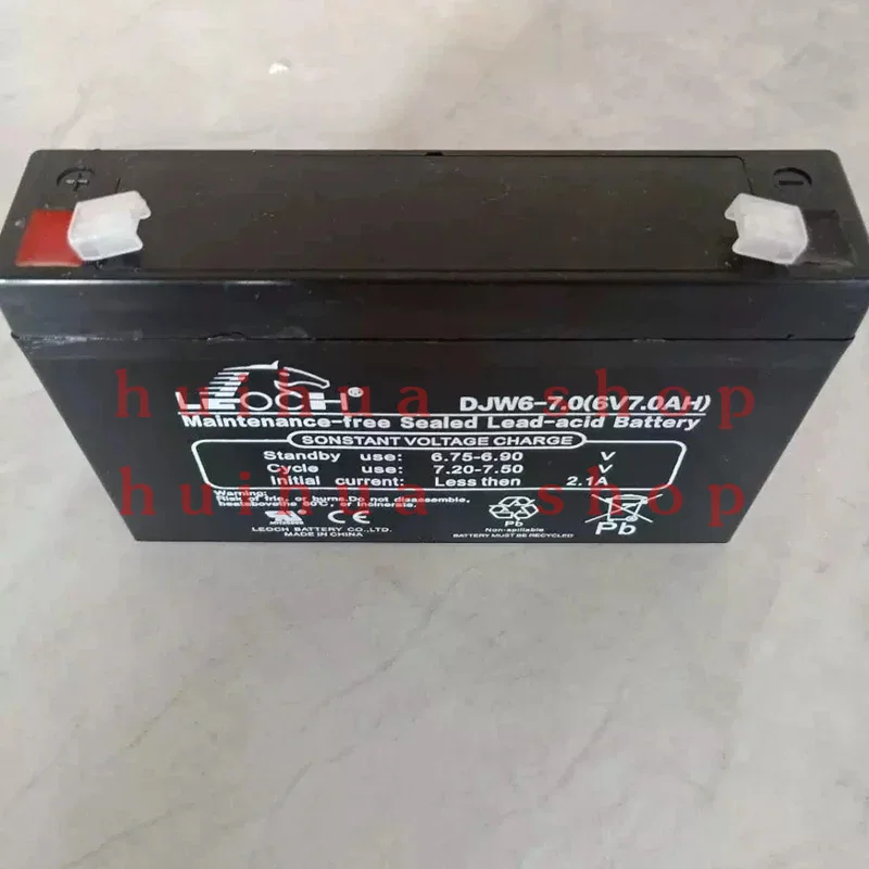 DJW6-7 6V 7.0AH Storage Battery Maintenance Free for Electric Vehicles 6V7AH