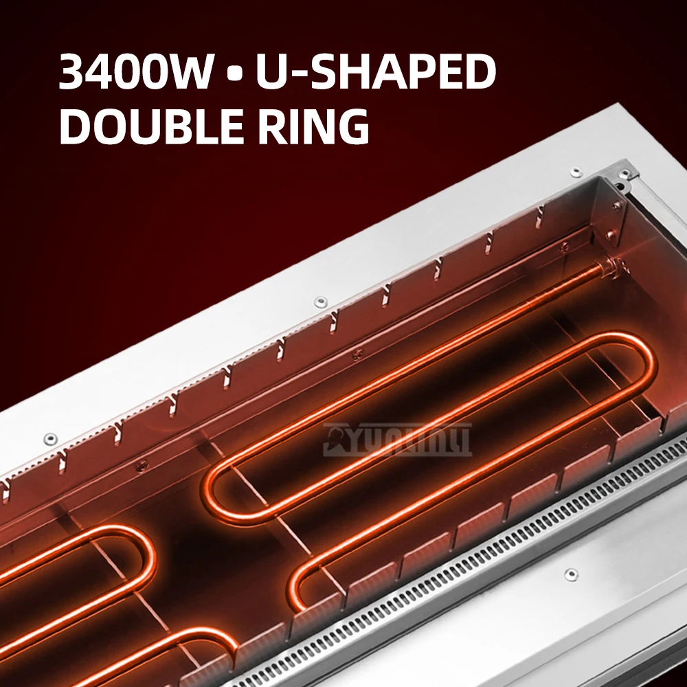 Automatic Smokeless Grill Electric Kebab Rotating Machine Lamb Rotation Grill Parrilleras Electrica