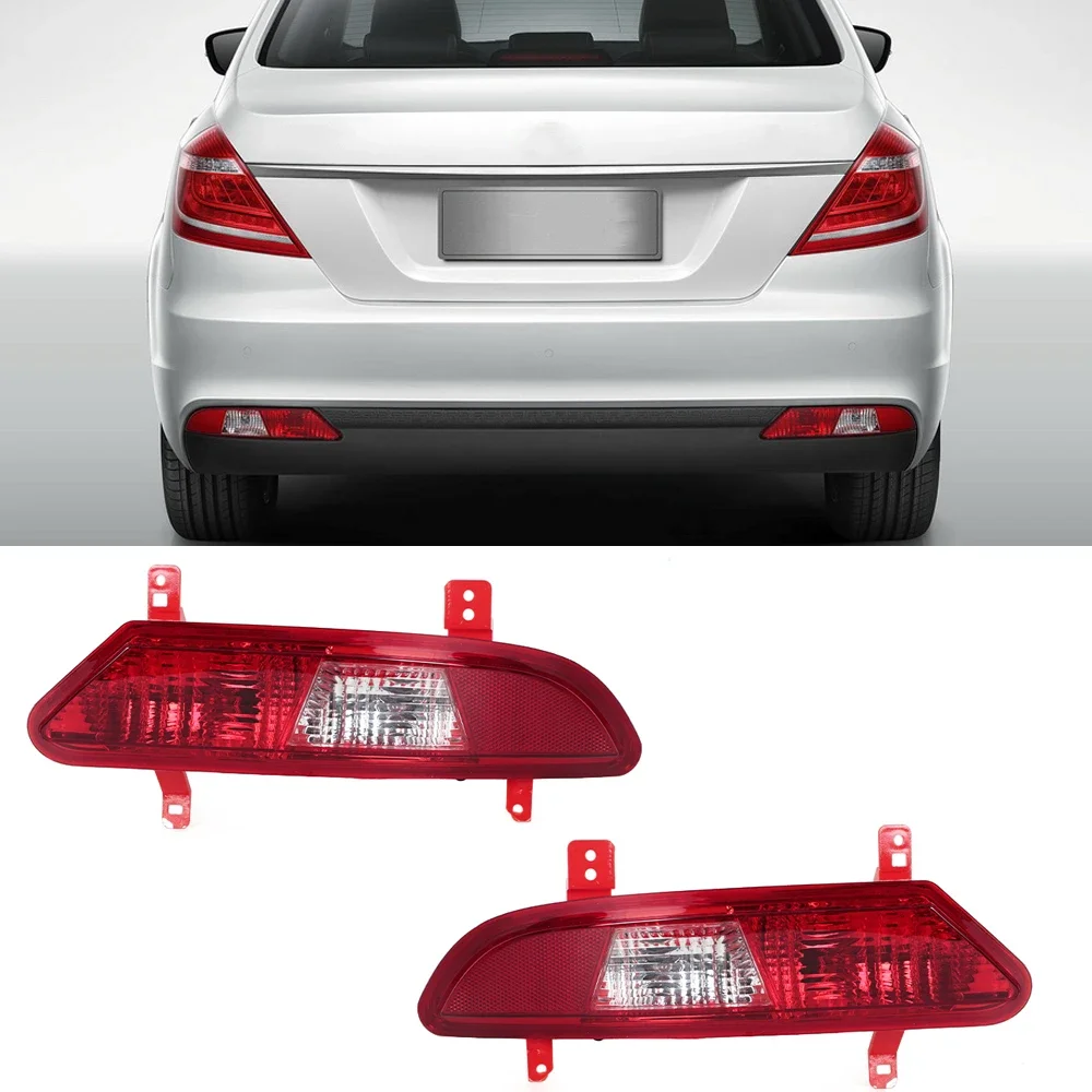 

X-T Car Rear Bumper Brake Light Reverse Lamp Fog light For Geely Emgrand 7 EC7 2014-2017 Fog lamp Reflector Warning Lamp