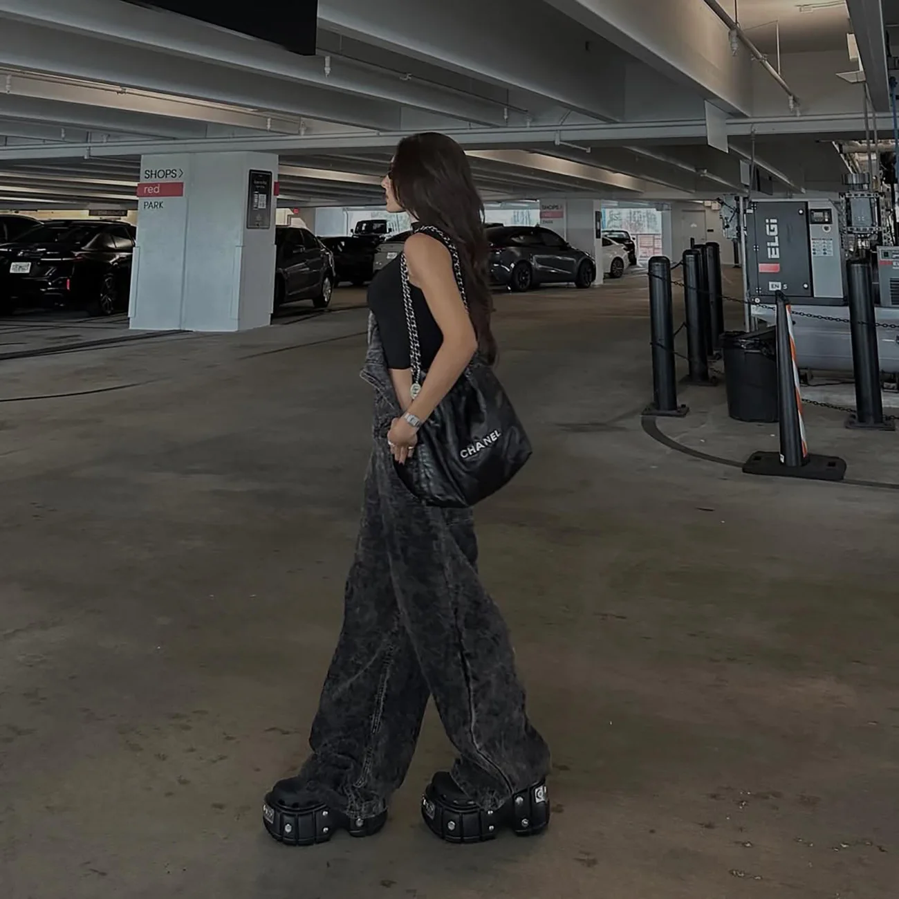 Le nouveau pantalon en Denim à jambes larges avec bretelles délavées, de marque Streetwear, élégant, haut de gamme et ample pour les femmes