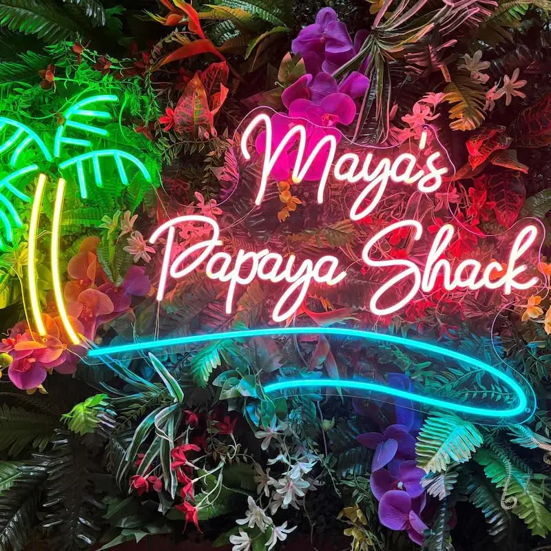 

Custom Neon Name Signs Personalized RGB Neon USB Multi Font Lights Can Be Used For Weddings Family Party Bedroom Decoration Gift