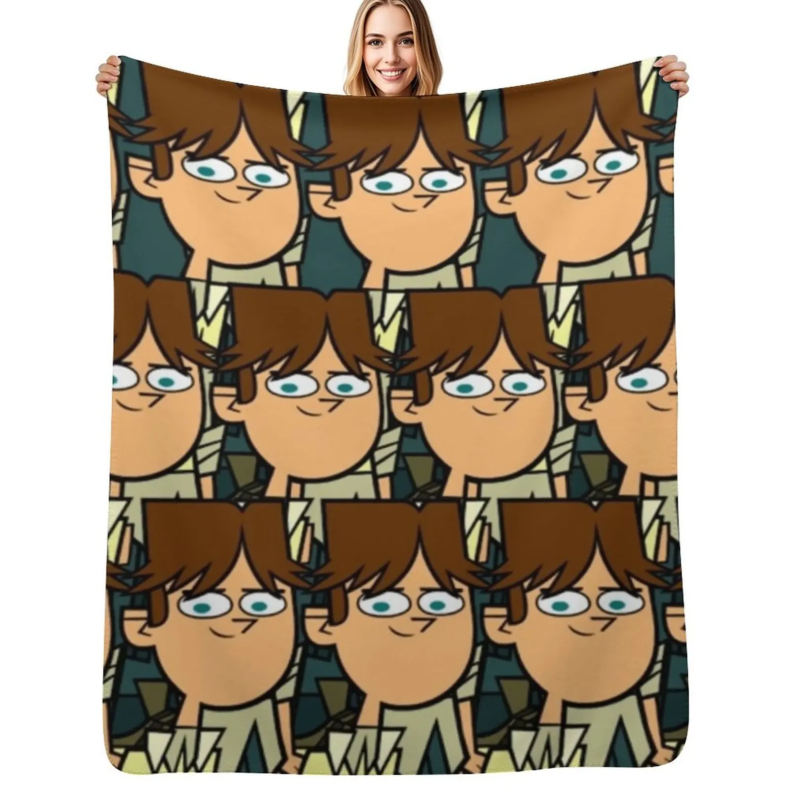 

Total Drama: Cody Throw Blanket Anti Shedding Soft Fuzzy Blanket for Home