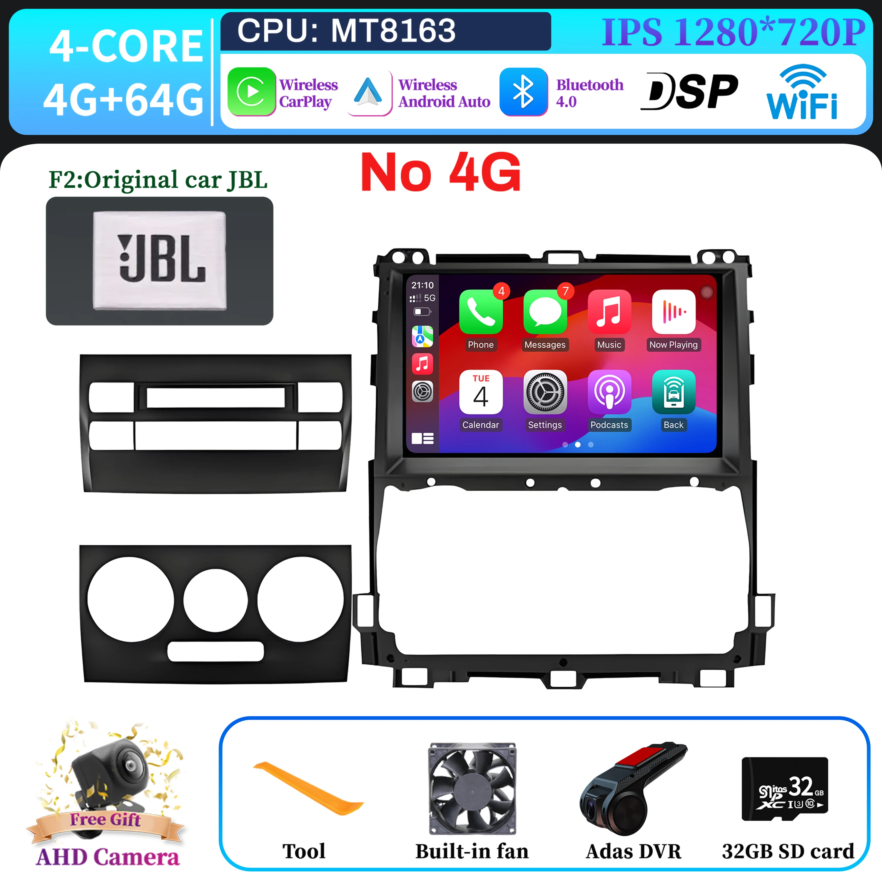Variant: 4G 64G CAM DVR(F2)