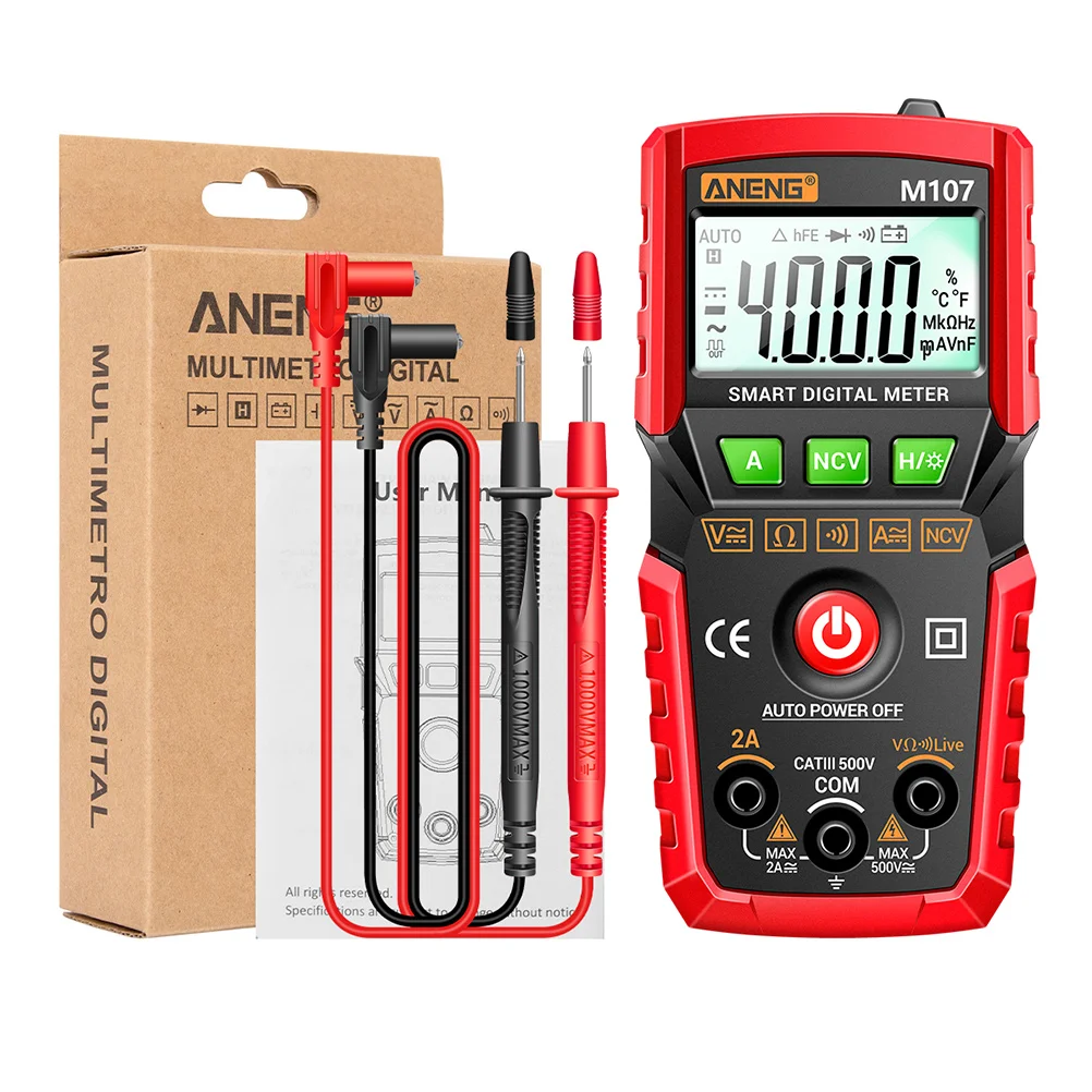 

Digital Multimeter Electric Tester Tool Voltmeter Continuity Meters and Multimeters