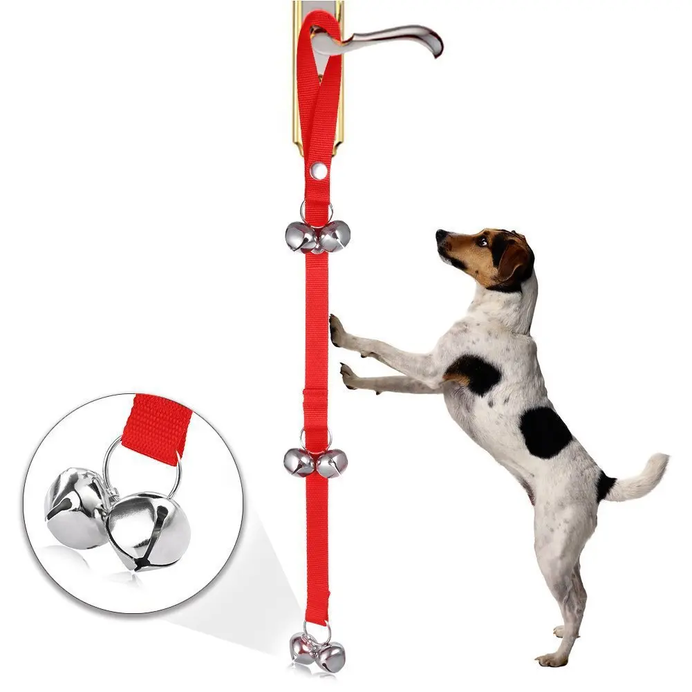 Dog out alarm doorbell rope pet training bell rope pet doorbell rope pet toys