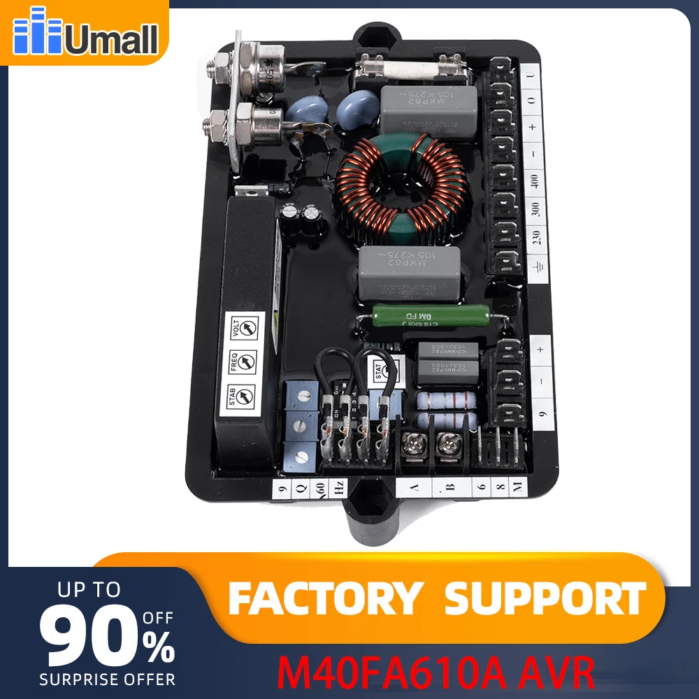 High Quality M40FA610A AVR Marelli Generator Automatic Voltage Regulator Stabilizer For Excitation Alternator Spare Accessories