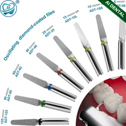 Dental Mini Saw Blades Orthodontic Handpiece Interproximal Stripping Contra Angle Oscillating Diamond-coated Files 10 pcs