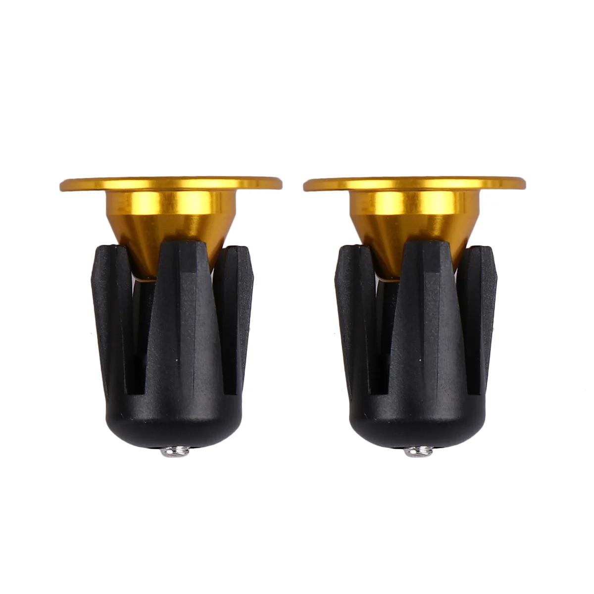 

1Pair Aluminum Alloy Bike Handlebar End Cap Plug M4x34mm Fits 22-24mm Diameter Grip Suitable for Mountain Road Folding Bike