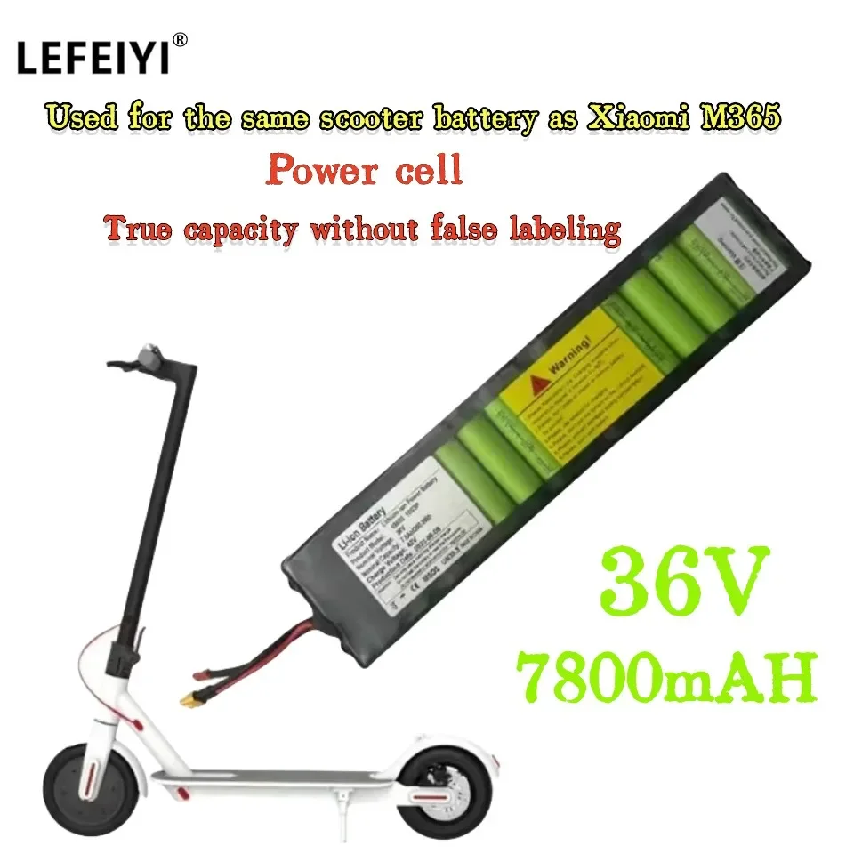 

Suitable for Xiaomi Mijia Electric Scooter Lithium Battery 36v7.8a Suitable for Folding Scooters 18650 Lithium Battery