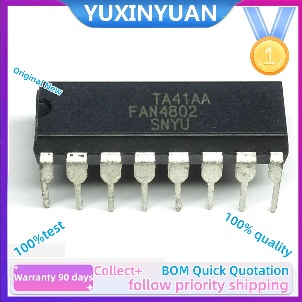 NEW 10PCS/LOT FAN4802SNYU  FAN4802NY FAN4802 FAN 4802SNYU  4802 DIP16 in stock