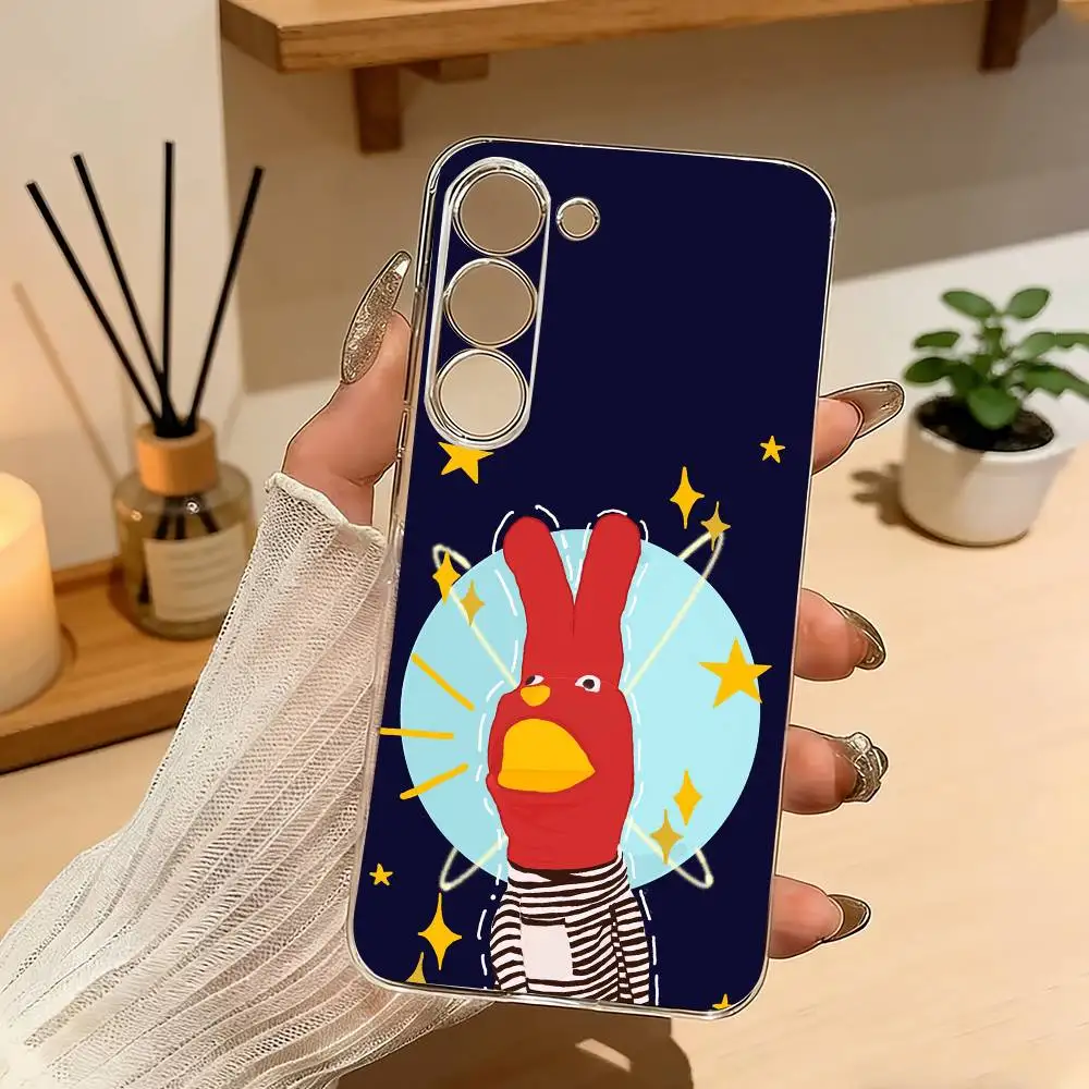 Cute B-Bodoque 31 Minutos Bunny Phone Case For Samsung A10 A12 A31 A40 A70 Transparent Cover