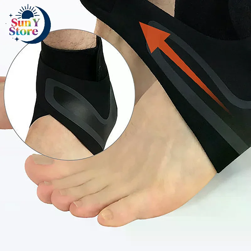 1 PC Sport Ankle Stabilizer Brace Compression Ankle Support Tendon Pain Relief Strap Foot  Injury Wraps Running Basketball