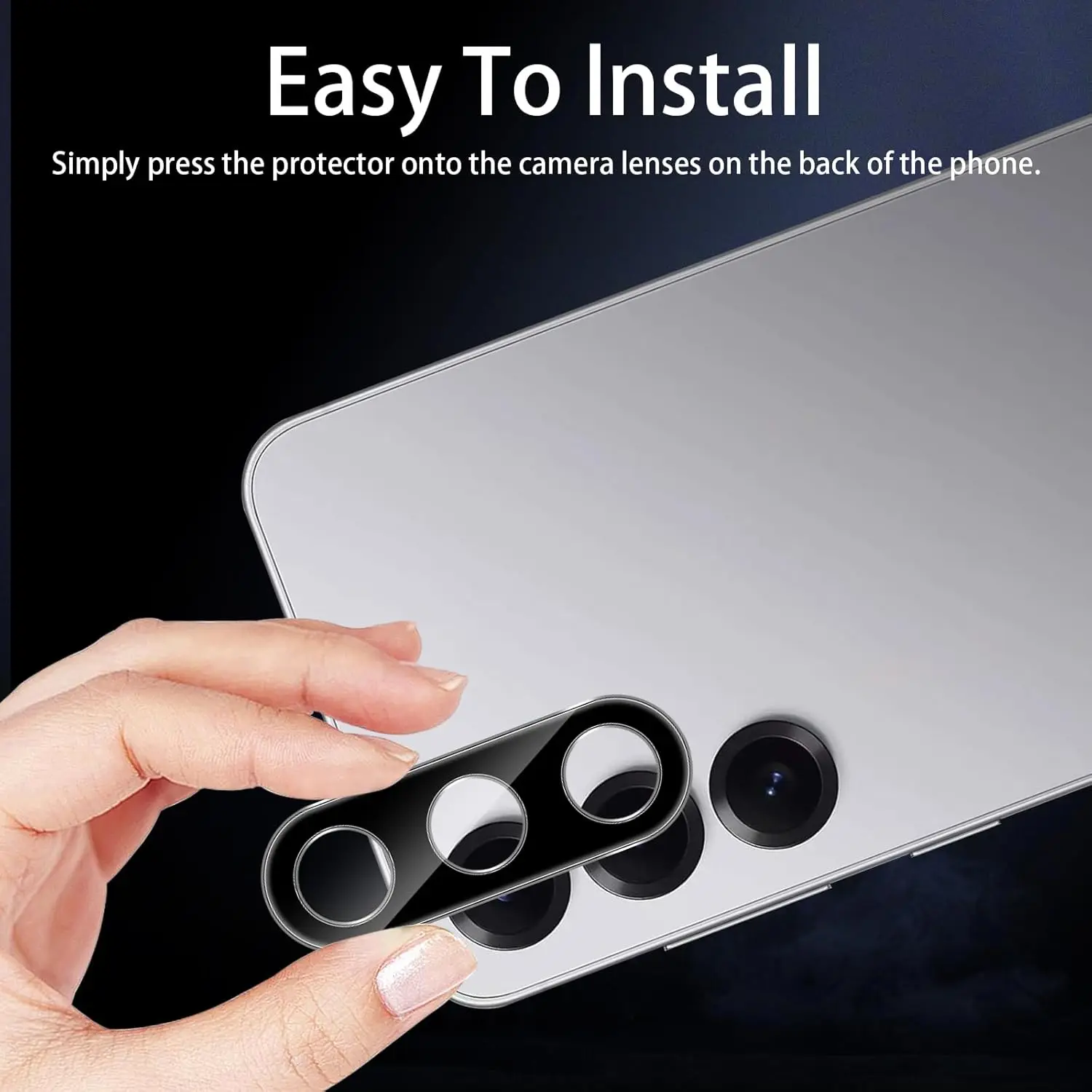 2/4Pcs 9H Camera Protective film For Samsung Galaxy S22/S22 +/S23/S23 +/S24/S24 +/S25/S25 + 5G HD Lens Protector film