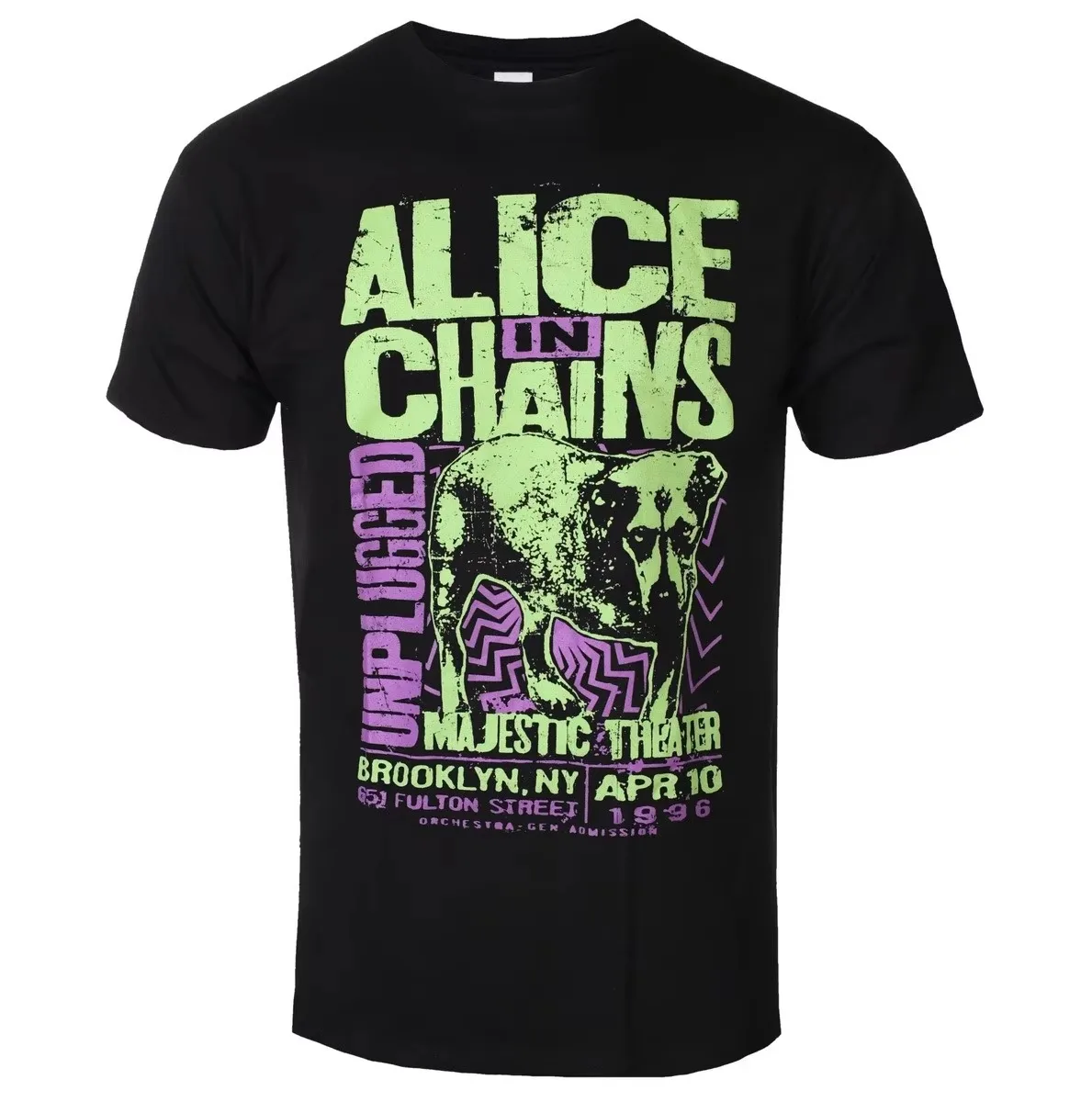 Unplugged Dog Alice in Chains Grunge Band Graphic T-Shirt Cotton Men Women Streetwear Tee
