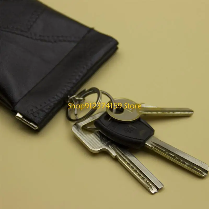 G5AE PU Leather Earphone Bag Headphone Storage Container Mini Earbuds Holder