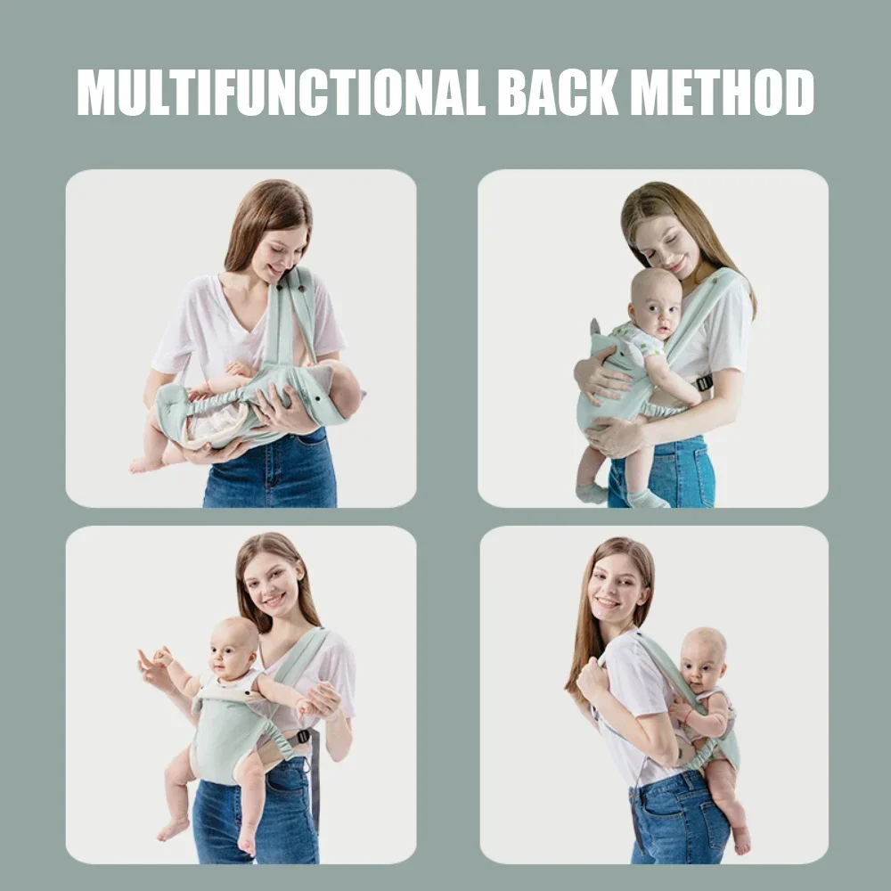 Baby Carrier Sling Wrap Simple Portable Newborn Toddler Backpack 0-36M Multifunction Kangaroo Wrap, New Born Girl Boy Items