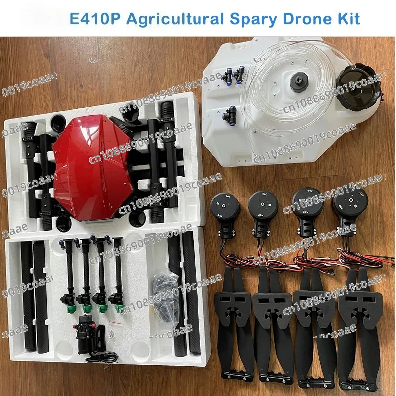 

Quad Axis E410P 10kg Agricultural Spray Drone Frame with Hobbywing Powertrain X8 5 Litre Water Pump