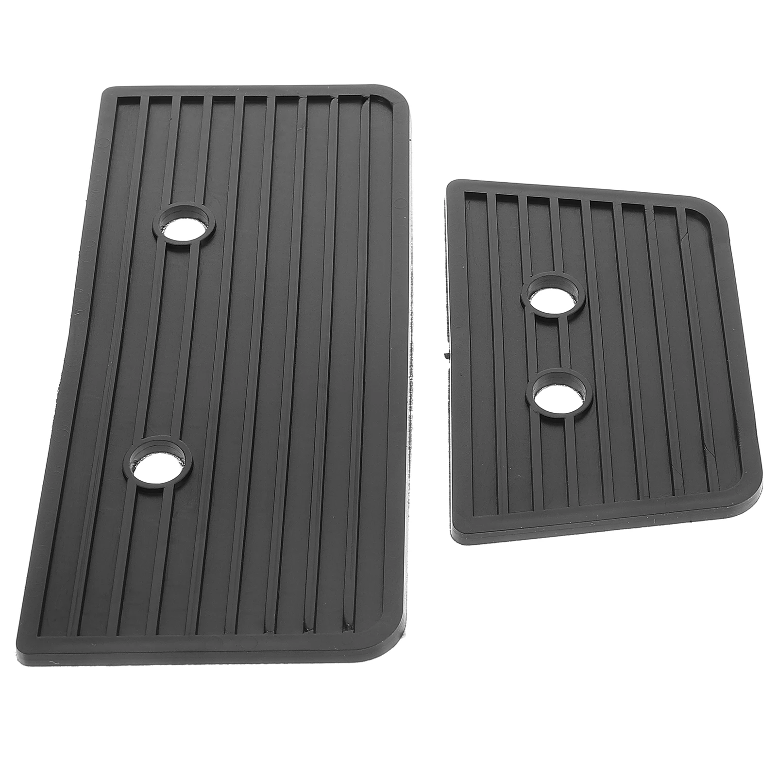 

2pcs Rubber Pedal Guards Antislip Design Bottom Pads Professional Anti-Slip Foot Mats For Drum Universal Drum