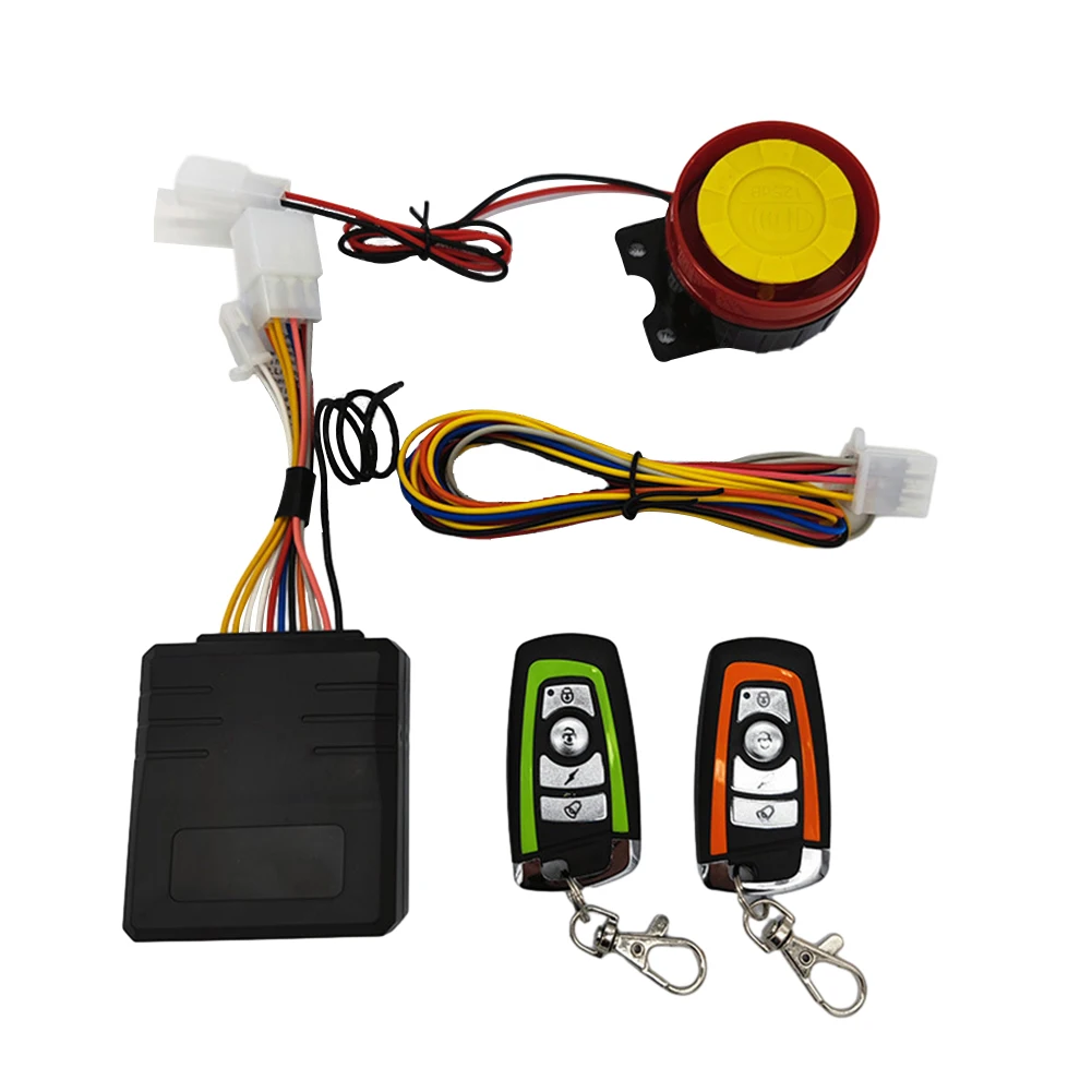 12V Motorcycle Bike ATV Scooter Remote Control Anti-theft Alarm Security System Motorcycle APP Remote Control Alarm