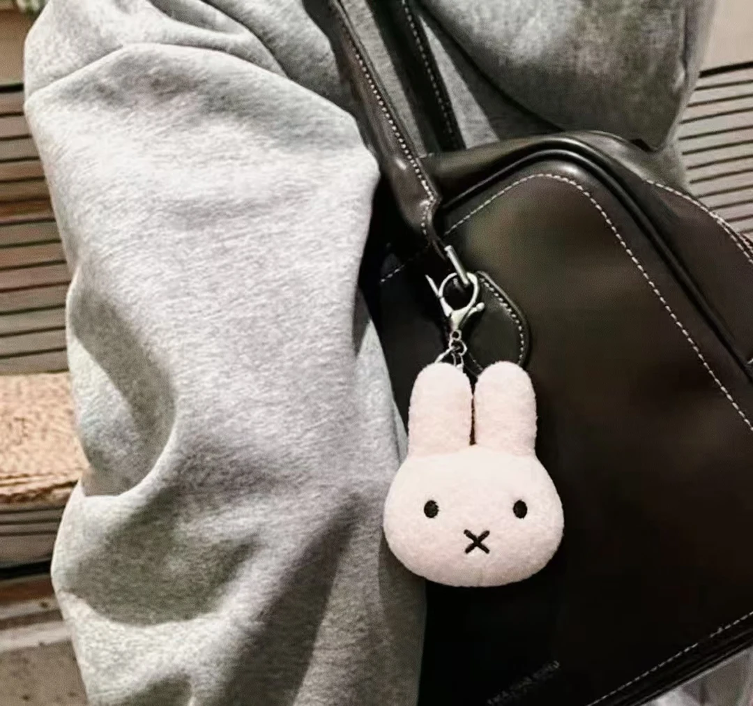 Miffy Cartoon Haargummi Haarspange Brosche Pony-Clip Anhänger Süßes Geburtstags-Weihnachtsgeschenk Spielzeug für Mädchen