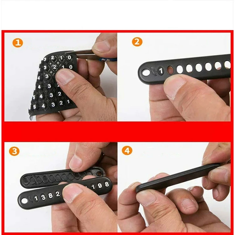 Keys Anti-Lost Phone Number Card Lobster Clasp Keychain Braided rope Key Pendant Key Rings Keyring for Auto Home Keys Chains