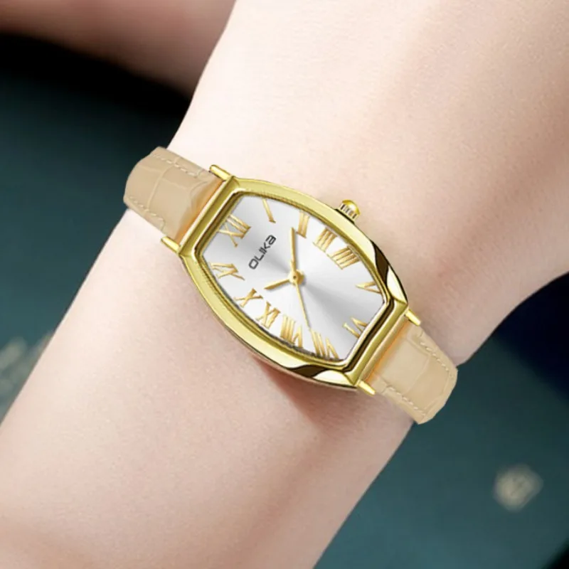 New Watch for Women Bucket Style Dial Fashion Temperament Waterproof Ladies Quartz Watches Girl Gift Street Relogios Feminino