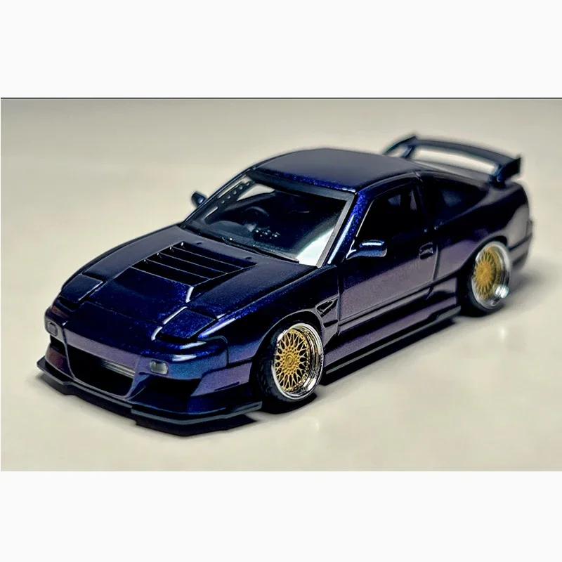 

MT 180SX 1:64 Spirit Chameleon GMHS 2025, специальное издание, литая под давлением диорама, коллекция моделей автомобилей, игрушки MicroTurbo