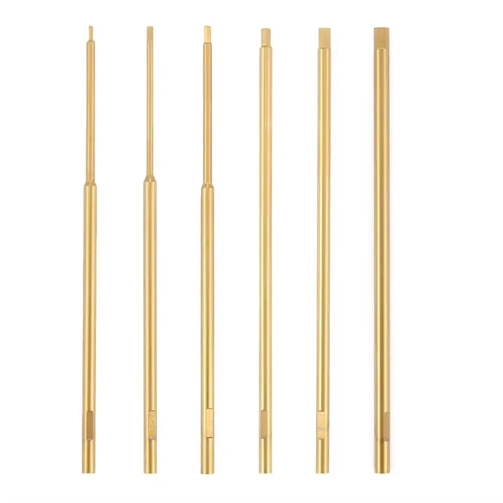 1Pcs 100mm Long Handle Hex Screwdriver Tool 0.9mm 1.27mm 1.5mm 2mm 2.5mm 3mm High Speed Steel Hex Ball Tip Screwdriver