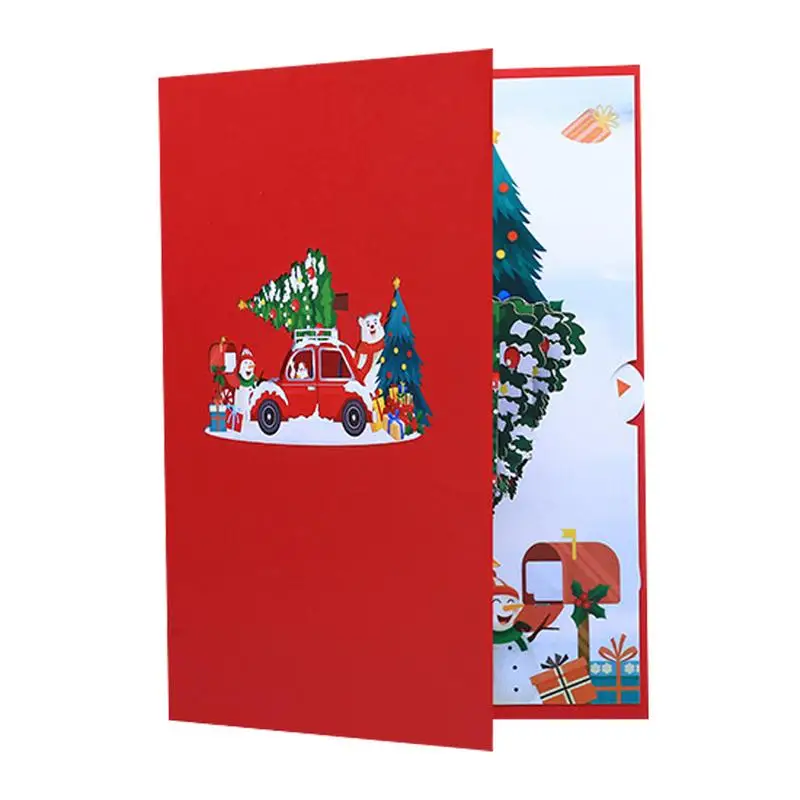 Pop Up Christmas Cards 3D Christmas Greeting Card Creative Popup Christmas Cards 3D Christmas Greeting Card Funny Christmas