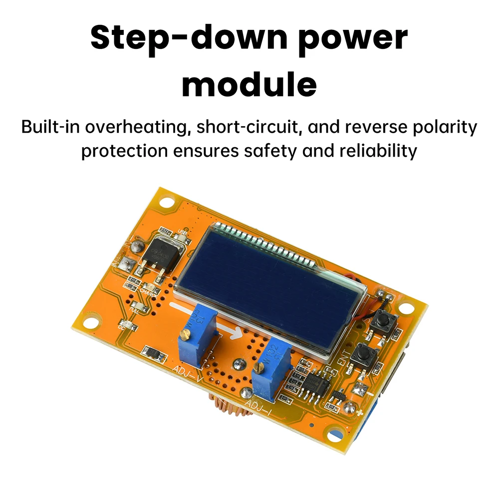DC-DC 8 فولت-36 فولت إلى DC1.25V-32V 4.2A تيار مستمر عالية الطاقة قابل للتعديل شاشة ديجيتال تنحى الطاقة وحدة شاشة LCD