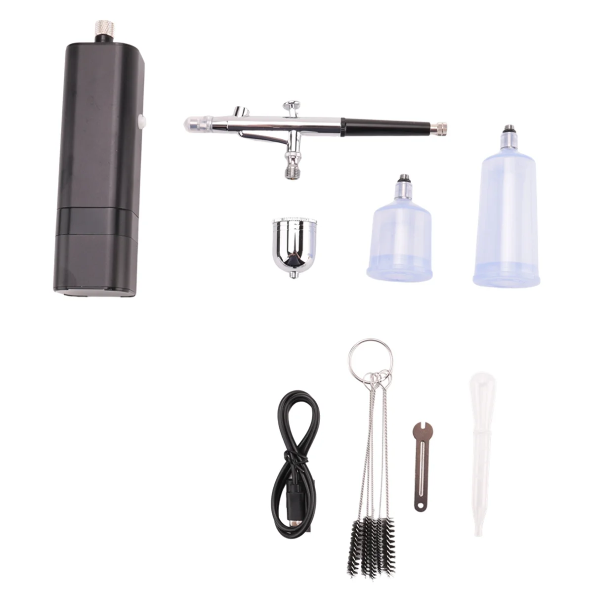 

Cordless Airbrush Kit with Compressor,32 PSI Handheld Air Brush Set, Dual Action Airbrush for Nail Art,Painting,Decor