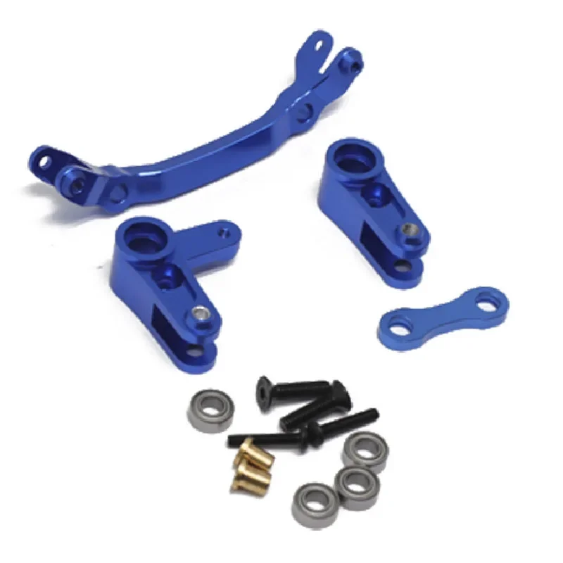 Aluminum Alloy Steering Bellcrank and Steering Link with Ball Bearing for 1/10 Arrma Senton 4X4 Granite 4X4 Typhon 4X4 Big Rock