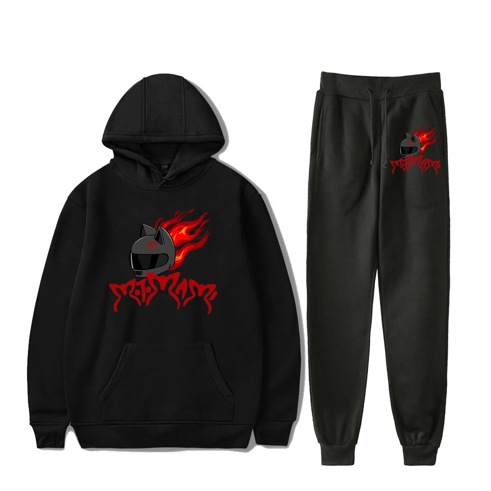 Spanish Motomami Hoodie Jogger Pants Rosalia Merch Two Piece Set Sweatshirts+Sweatpants 2023 Harajuku Clothes Women Men's Set