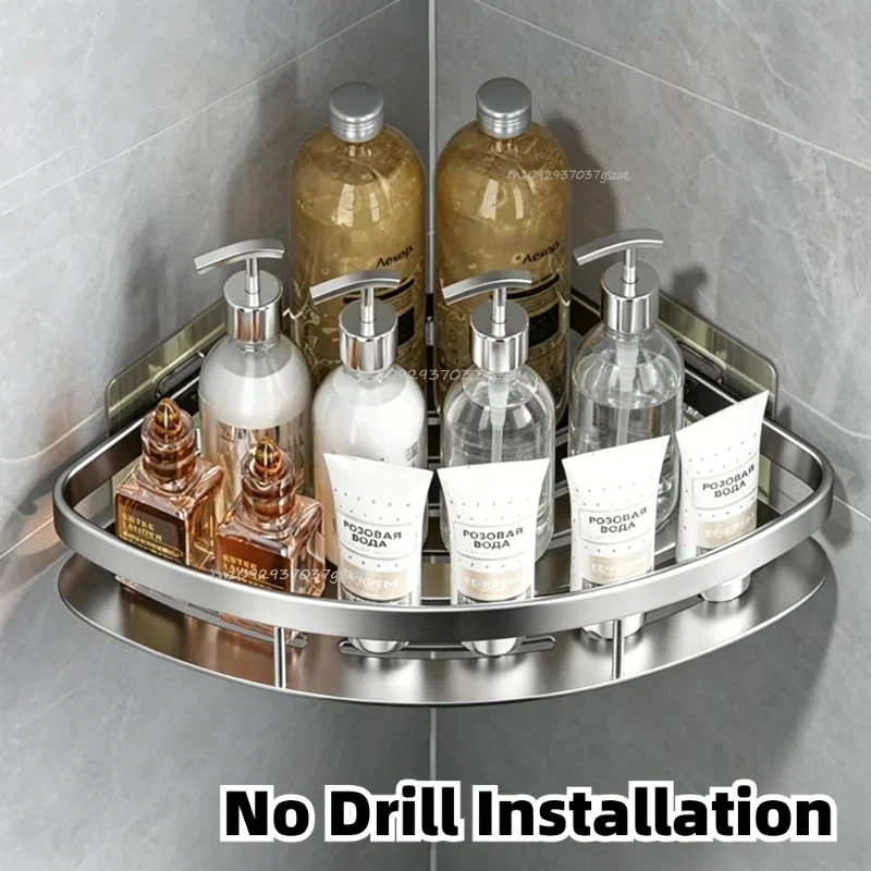 Shelf for Storage Bathroom Shelves Aluminium Shampoo Holder Shower Shelf Shower Shelf Bathroom Accessories No-drill Shelves