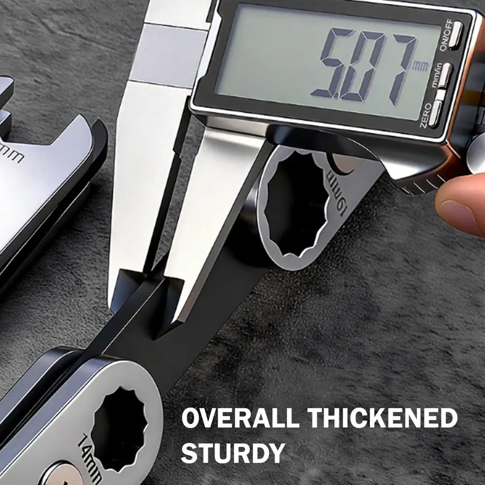 Универсальный ключ Torx 8 в 1, сливовый ключ, автомобильный ремонтный ключ, регулируемый портативный на 360 градусов °   Вращающийся механический инструмент