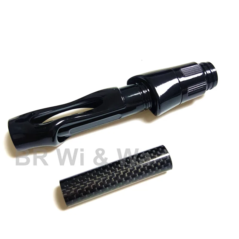 OVS-Reel Seat, Bright Black Color, DIY Fishing Rod Building, 1PC, #16