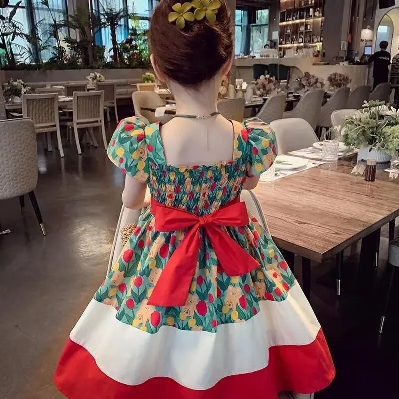 Kids Girl Dress Fashion Baby Girls Dress Children Clothing 4 6 8 10 12 Year