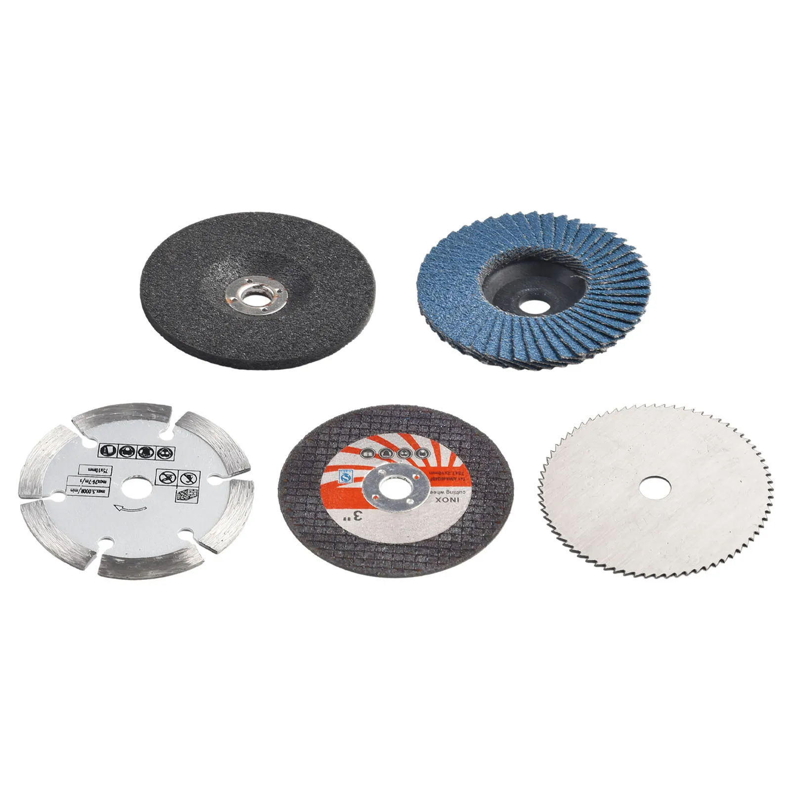 5/1Pcs 75mm Cutting Disc For Angle Grinder Attachment Metal Circular Saw Blade Grinding Wheel For Cutting And Polishing Tool