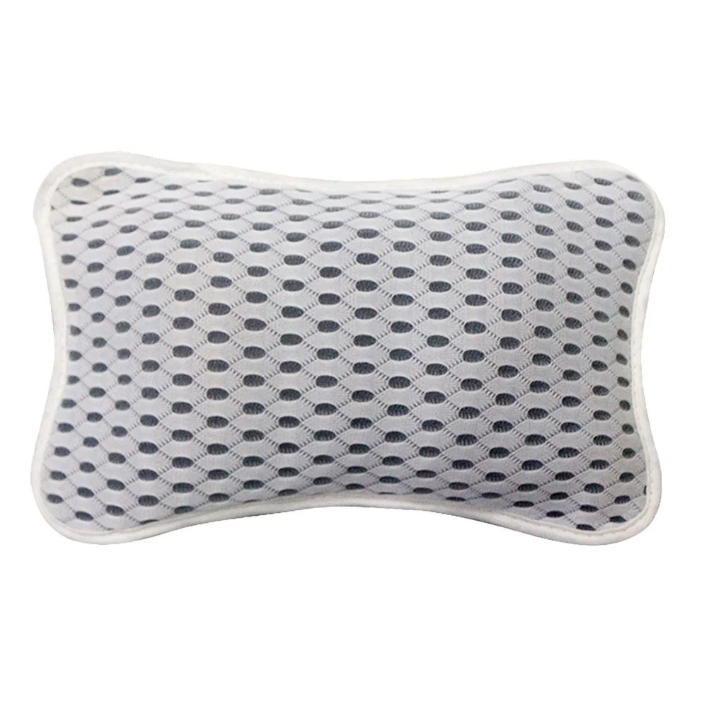 

3D Mesh Bathtub Pillow Enhanced Suction Cup Deep Relaxation for Head Neck Shoulder Home Bathroom Spa Bath Tub Cushion Accessory