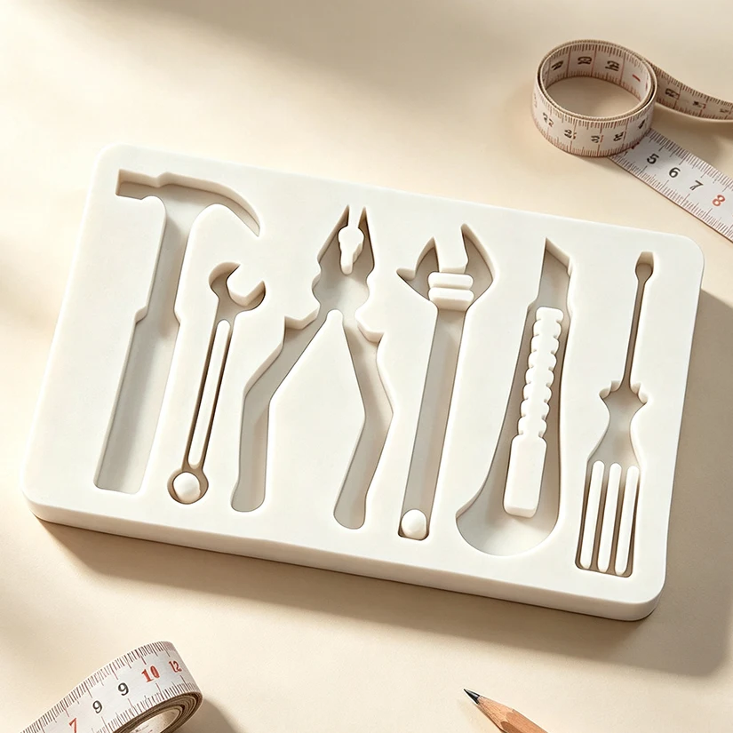 Hardware-Werkzeug, Silikonform, Harz-Werkzeuge, Sugarcraft, Schokolade, Cupcake, Backform, Fondant, Kuchendekorationswerkzeuge – Detail 7