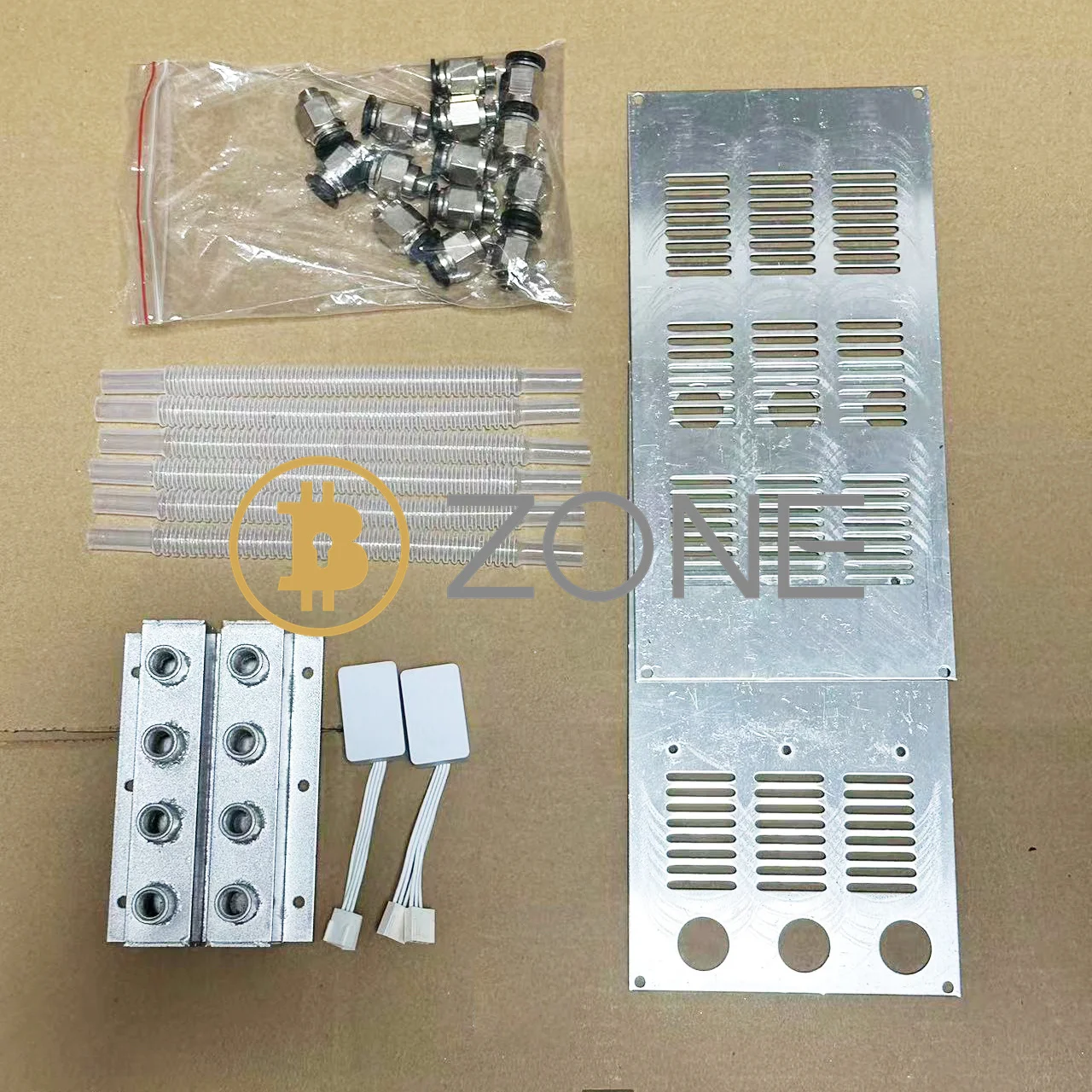 Imagem -04 - Alumínio Water Cooling Block Plate Kit Radiador Adequado para Bitmain Antminer S19 S19pro S19j S19jpro S19xp