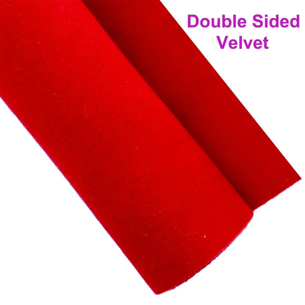 20/50x120cm Doppelseitiges Künstliches Wildleder Samt Kunstleder Flock Stoff Leder Für Handtasche Bögen DIY Dekoration H0608 – Detail 2