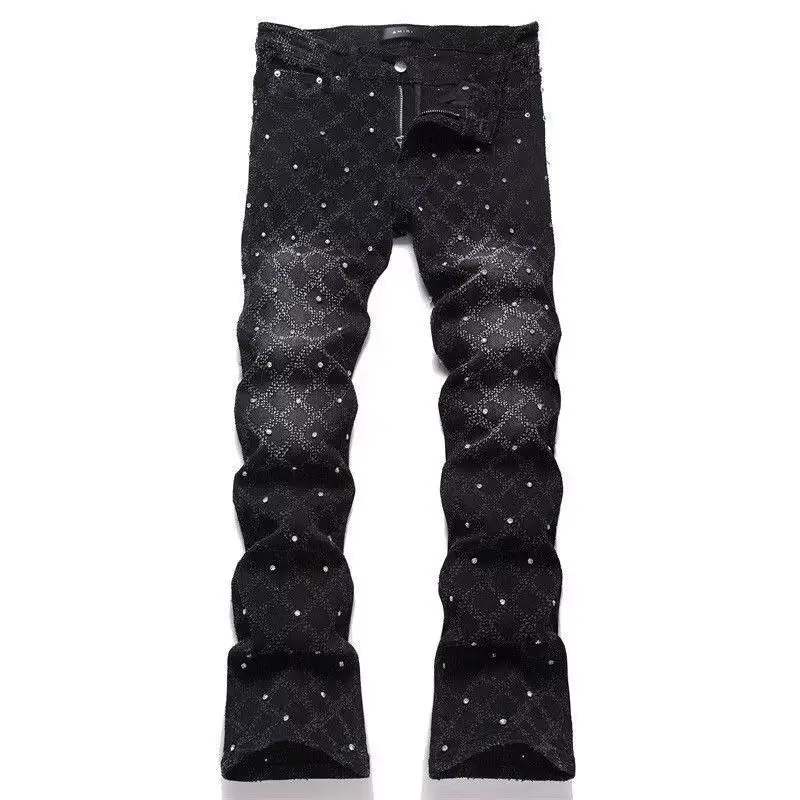 

Brands Original 2025 Brand Clothing New Gypsy Micro-pull Jeans Male Female Spirit Guy Slim Straight Casual Trousers Luxury Jeans