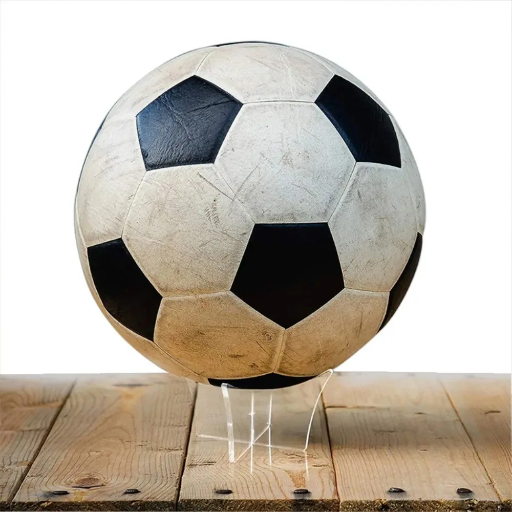 Neue Acryl Basketball Ball Ständer Unterstützung Basis Bowling Ball Fußball Display Halter Rugby Fußball Ball Rack