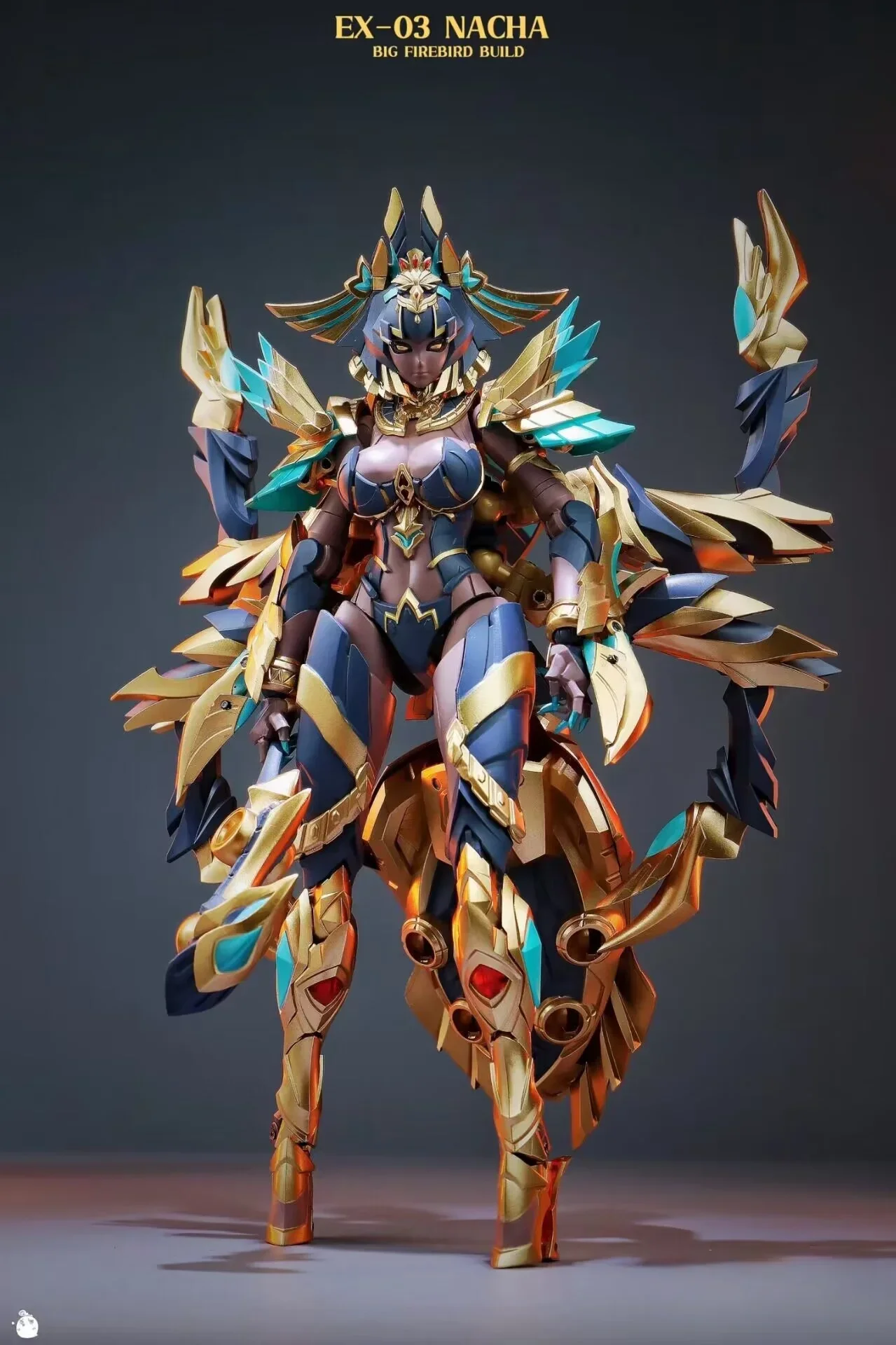 In Voorraad Grote Firebird Model Transformatie 1/12 Wu Ji Ji Ex03 Nakeya Egyptische Fan Moeder Pop Handgemaakte Speelgoed Gift Collection