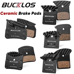 BUCKLOS pastillas de freno hidráulico para bicicleta de montaña, pastillas cerámicas de freno de disco para bicicleta de carretera, compatible con Shimano L05A J04C H03C NUTT