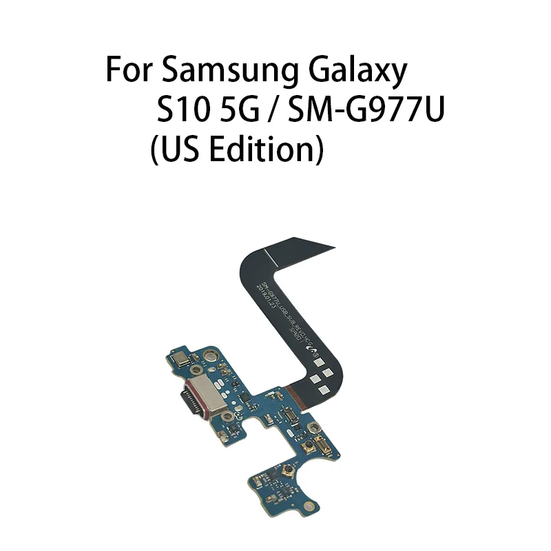 Gefensi Org USB Charge Port Jack Dock Connector Charging Board For Samsung Galaxy S10 5G SM-G977U (US Edition)