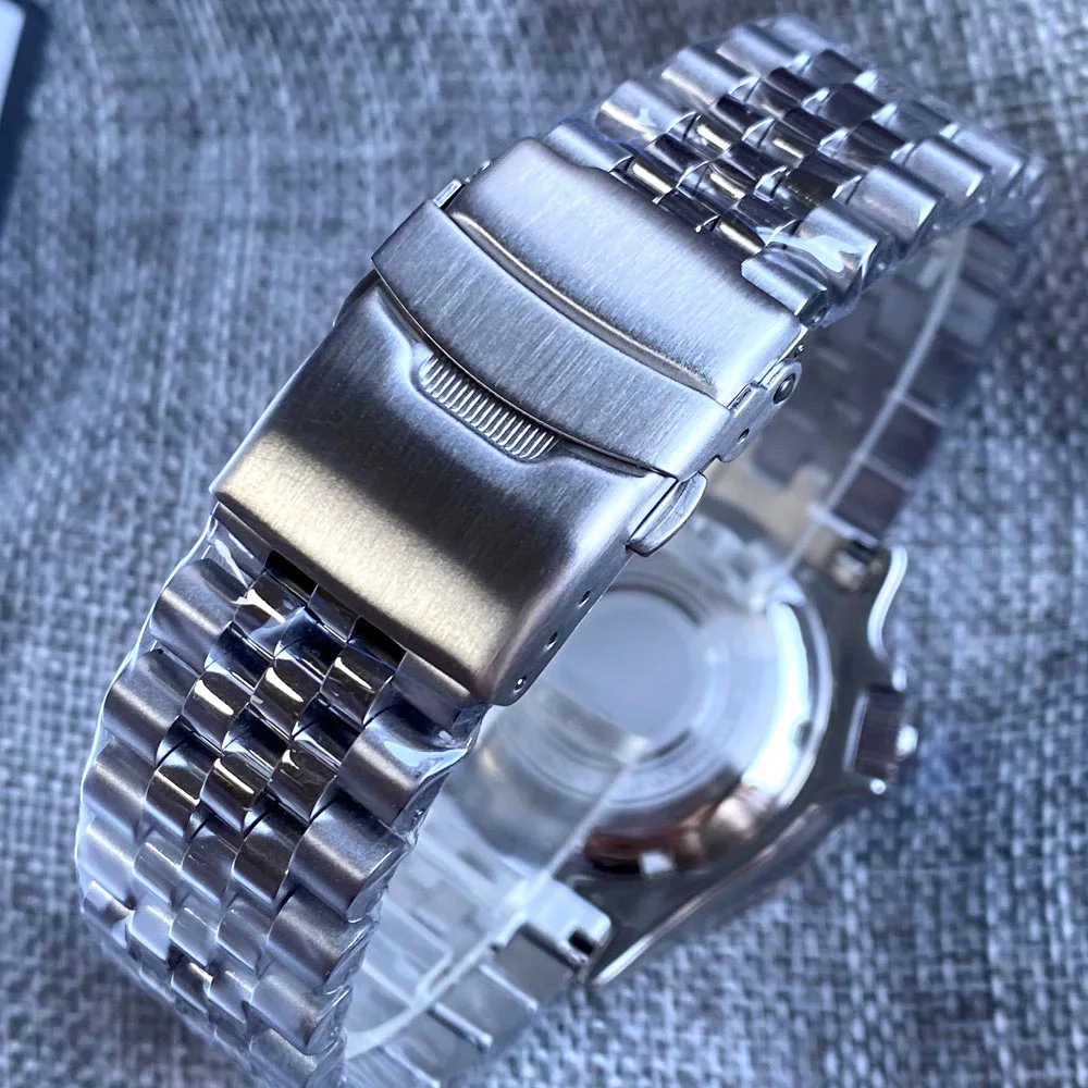 20ATM 41มม.Tandorio Jubilee สร้อยข้อมือสีฟ้าสีเขียวสีดำ Dial Super Luminous NH35A ดำน้ำอัตโนมัตินาฬิกาผู้ชาย