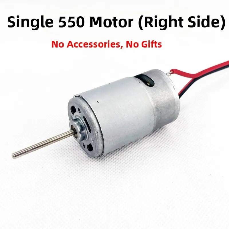 Waterproof 12V RC Bait Boat Motor 550 Series Thruster with Left or Right Rotation Support for Dual Motor Setups
