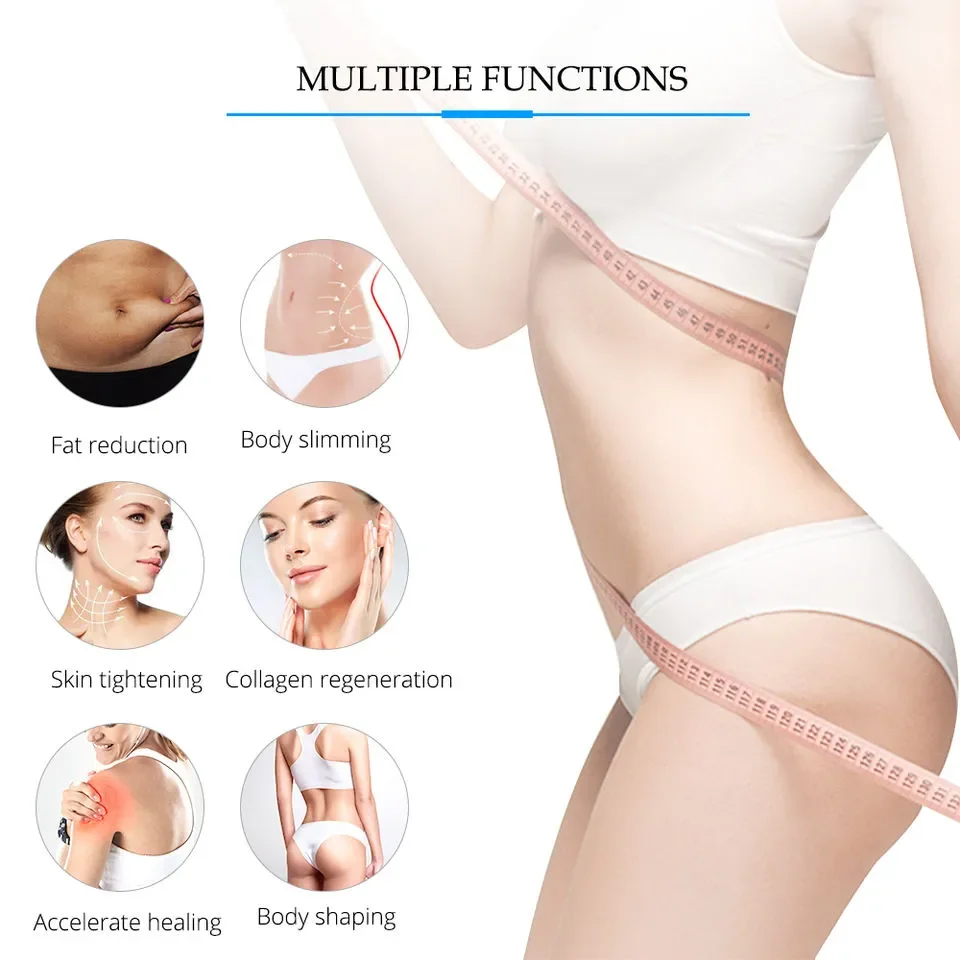 Vertical 9 IN 1 RET Slim Cellulite 40K Hot Sale Ultrasonic Cavitation Rf Lipo cavitation Vacuum RF Cavitation Tripolar Machine